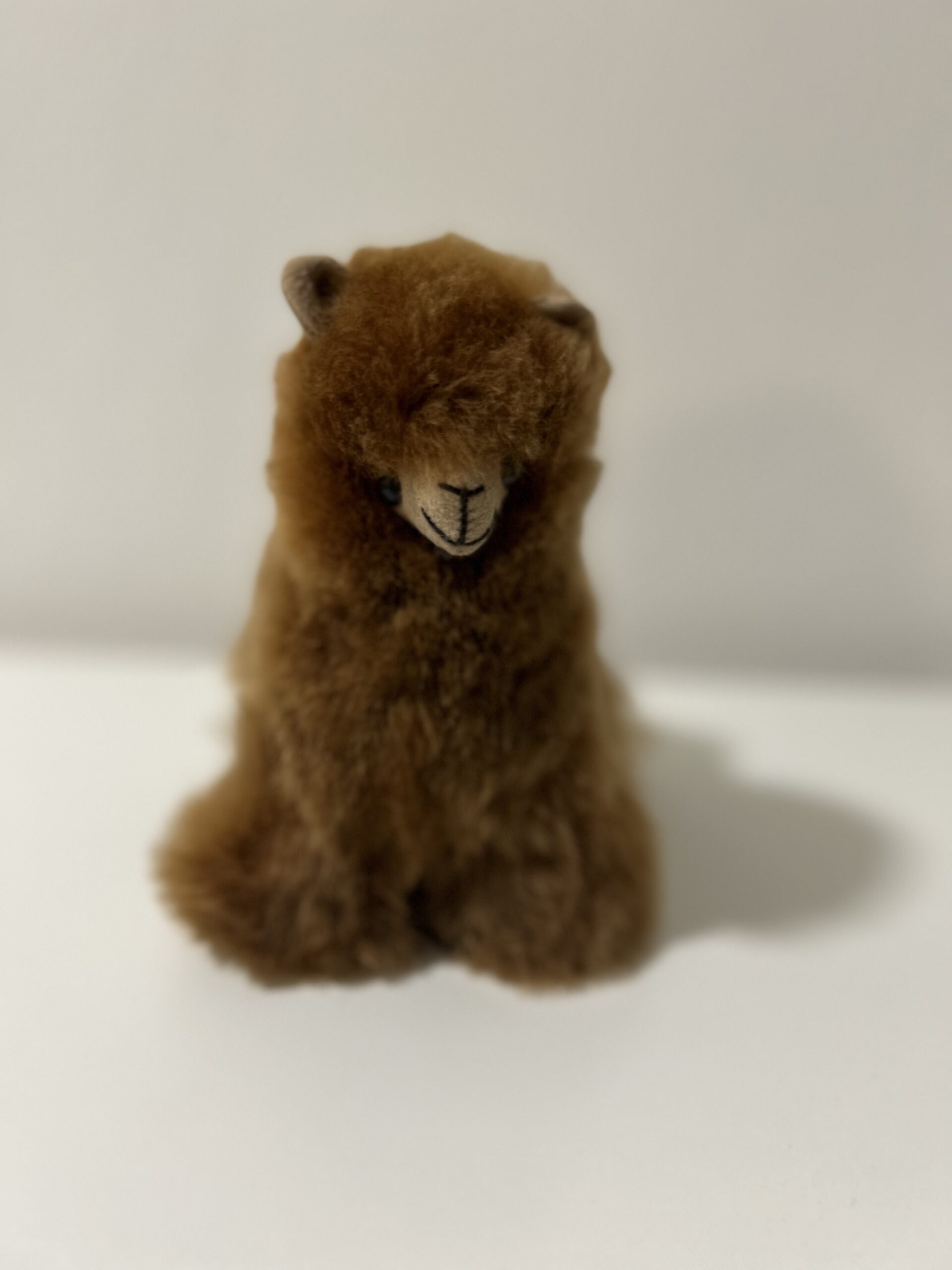 Alpaka Echtfell Kuscheltier – Bild 4