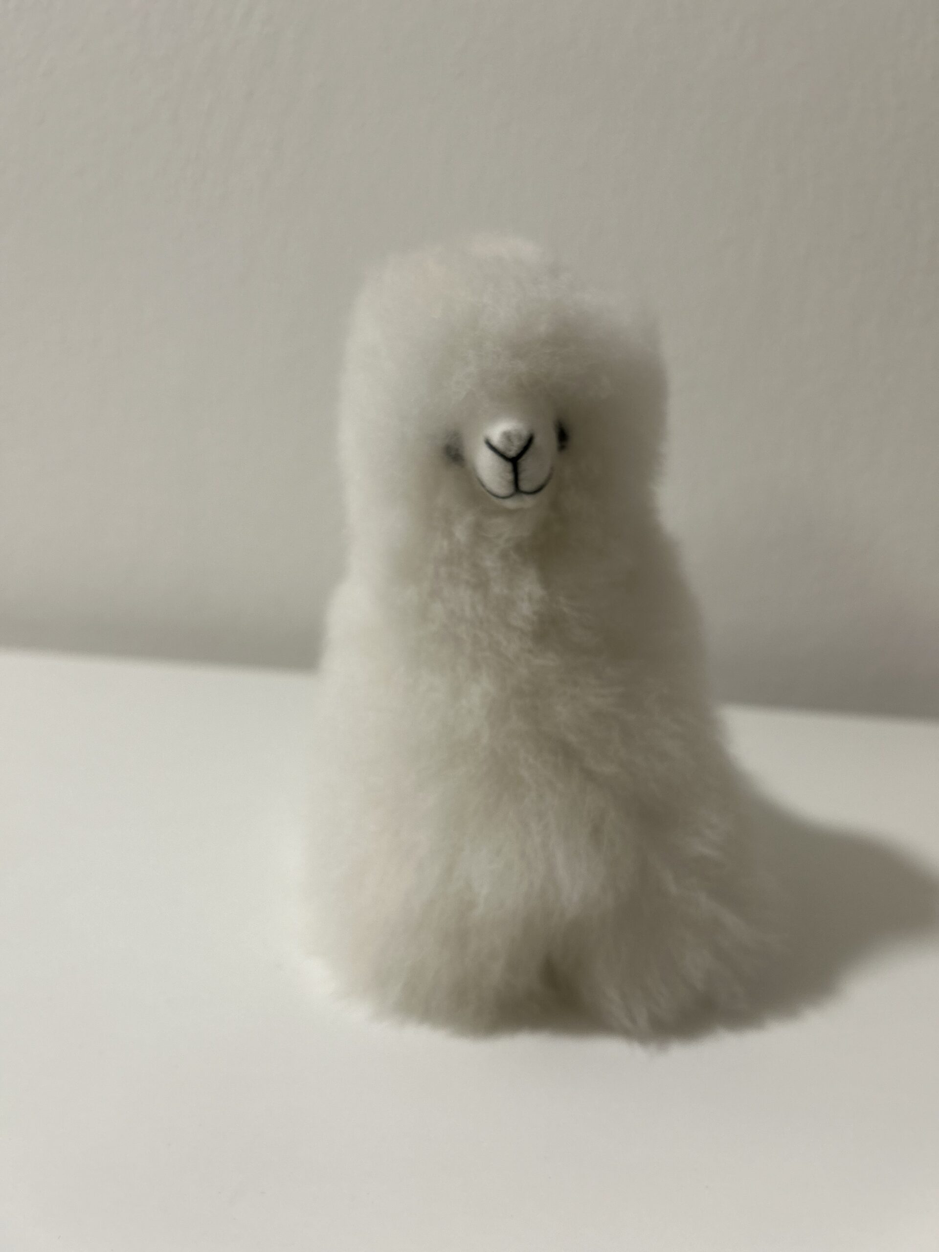 Alpaka Echtfell Kuscheltier – Bild 5